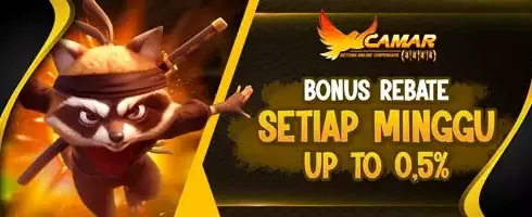 Rebate Hingga 0.5% untuk Slot Game promotion banner